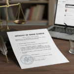 Name change Affidavit
